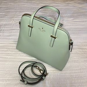 Kate Spade mint colored satchel